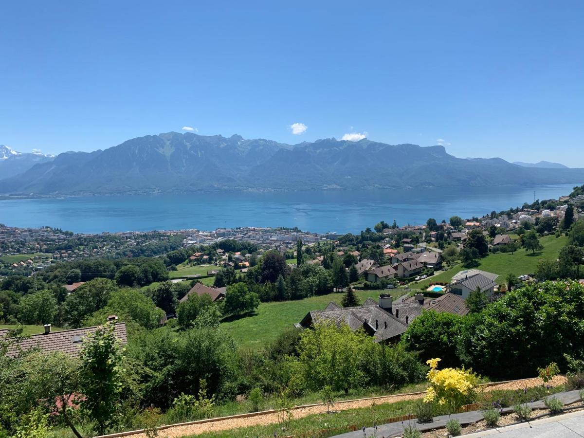 Appartement Moderne Avec Vue Panoramique A Jongny Proche De Montreux 外观 照片