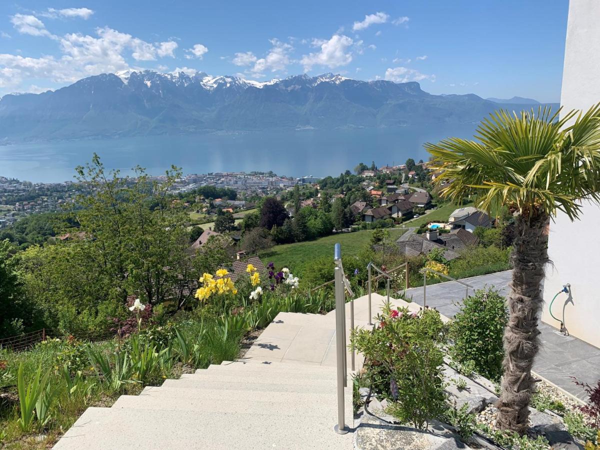 Appartement Moderne Avec Vue Panoramique A Jongny Proche De Montreux 外观 照片