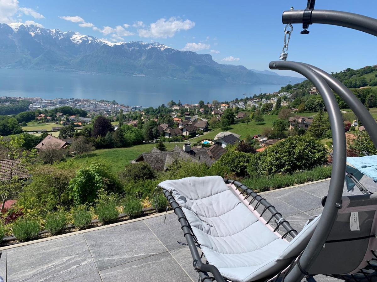 Appartement Moderne Avec Vue Panoramique A Jongny Proche De Montreux 外观 照片