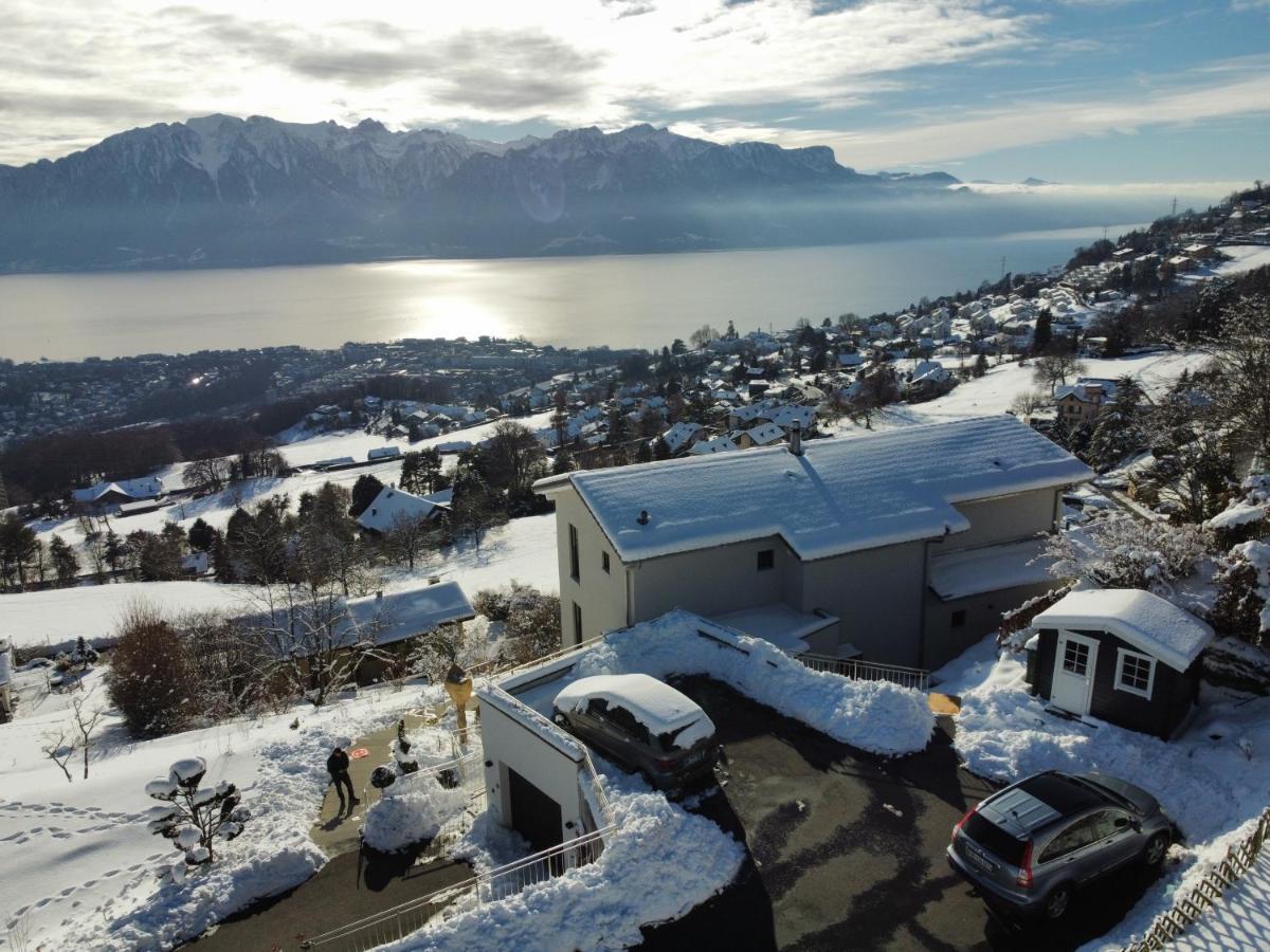 Appartement Moderne Avec Vue Panoramique A Jongny Proche De Montreux 外观 照片