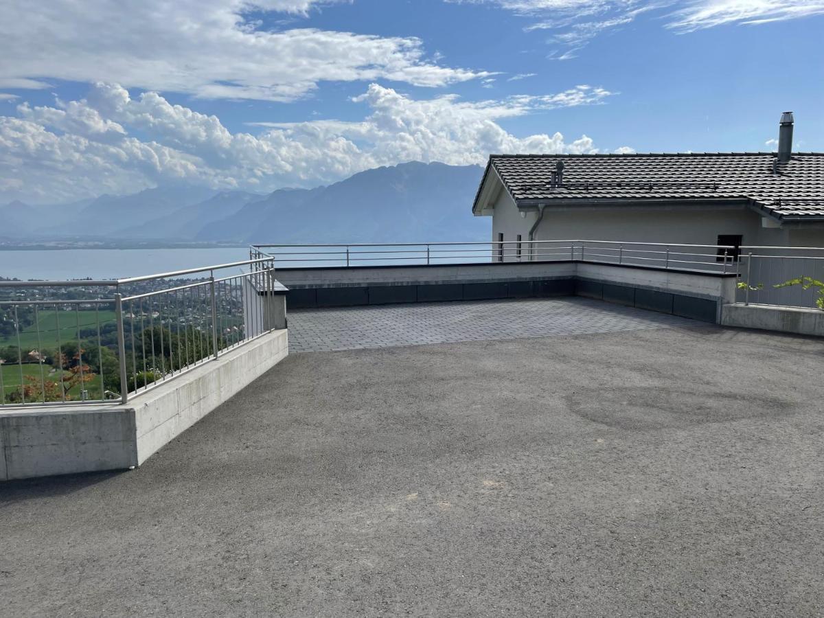 Appartement Moderne Avec Vue Panoramique A Jongny Proche De Montreux 外观 照片