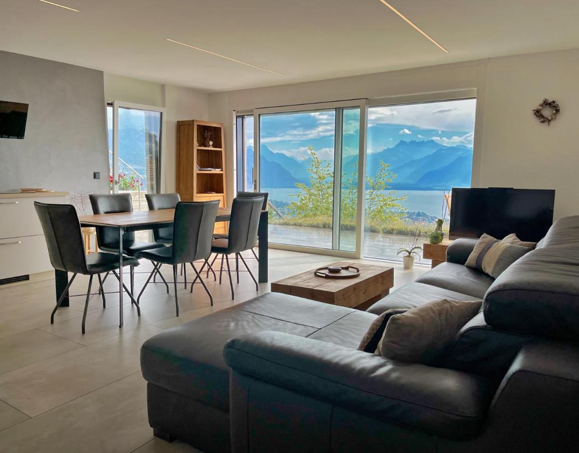 Appartement Moderne Avec Vue Panoramique A Jongny Proche De Montreux 外观 照片