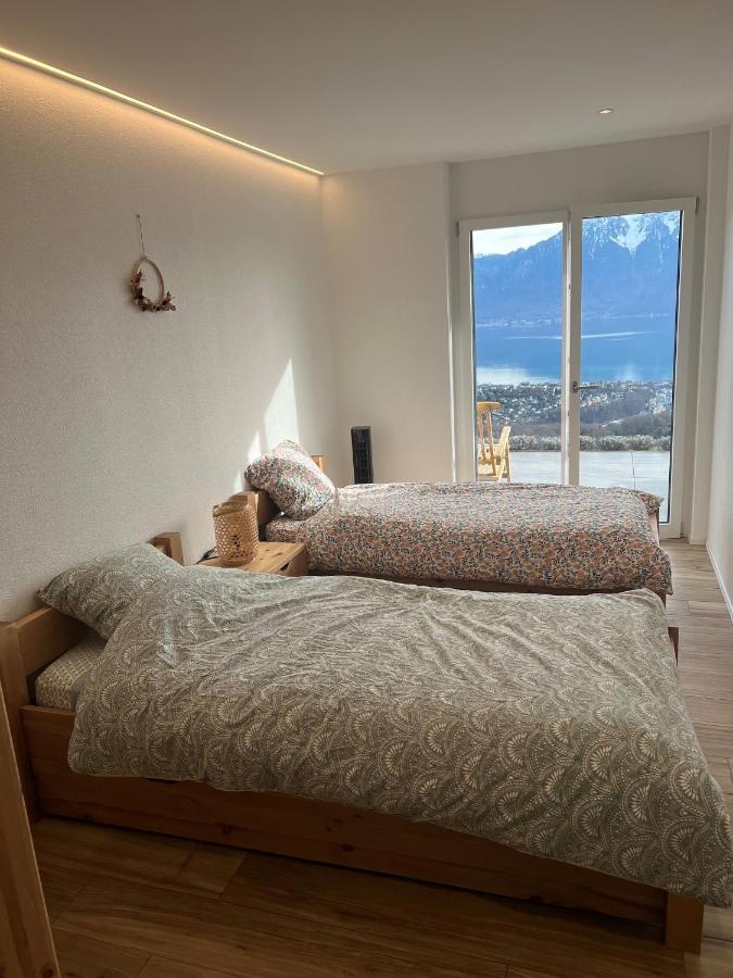 Appartement Moderne Avec Vue Panoramique A Jongny Proche De Montreux 外观 照片